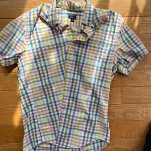 Men’s medium short sleeve button up - j crew